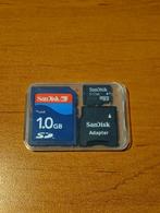 Carte SD 1gb+micro SD 512mb+adapter SanDisk (testée/formatée, SD, Enlèvement, Moins de 2 GB, SanDisk