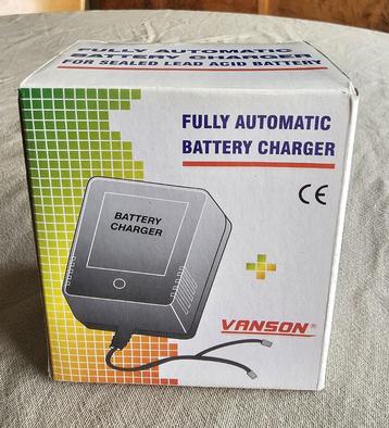Vanson BC-12500 12V Fully Automatic Battery Charger (lader) beschikbaar voor biedingen