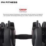 PH Fitness Premium Verstelbare Dumbells Zwart Set 24KG, Sport en Fitness, Ophalen, Nieuw, Dumbbell