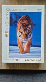 Puzzel Tijger Clementoni, Enlèvement ou Envoi, 500 à 1500 pièces, Comme neuf, Puzzle