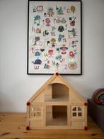 Houten poppenhuis, Kinderen en Baby's, Speelgoed | Poppenhuizen, Ophalen, Poppenhuis