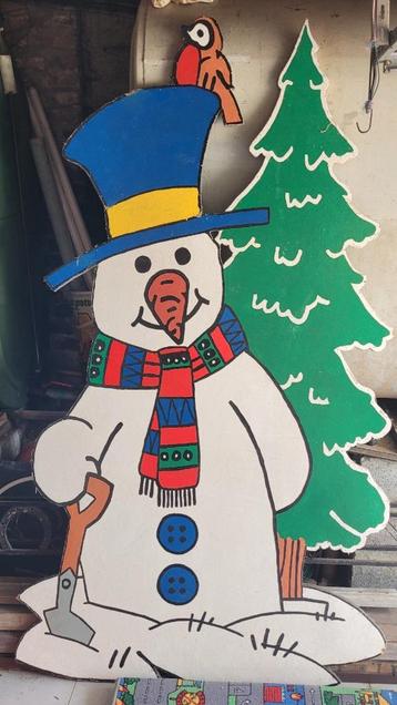 Bonhomme de neige sur panneau, Enlèvement, Comme neuf