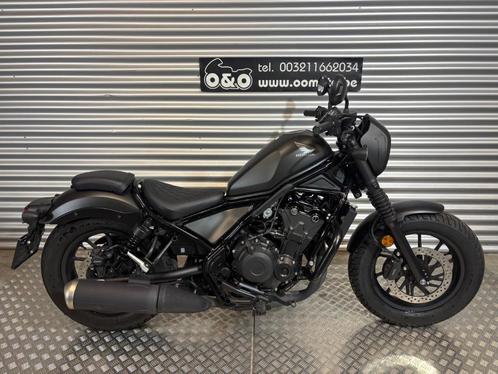 Honda Rebel 500 CMX500 ABS 34KW + Garantie + Onderhoud!, Motoren, Motoren | Honda, Bedrijf, Chopper, 12 t/m 35 kW, 2 cilinders