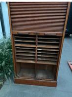 Ancien meuble de bureau vintage en bois, Comme neuf, Enlèvement ou Envoi
