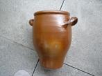 Vintage bloempot van geglazuurd aardewerk, Tuin en Terras, Bloempotten, Ophalen, Zo goed als nieuw, Tuin