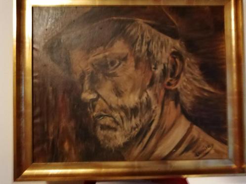 Schilderij op doek "Wannes Raps", Antiek en Kunst, Kunst | Schilderijen | Klassiek, Ophalen