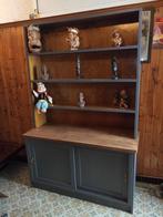 Superbe bibliothèque buffet 2 corps étagères armoire placard, Enlèvement ou Envoi