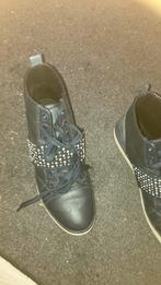 Blauwe sneakers, Ophalen, Gedragen, Blauw, Sneakers