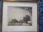 ets van dirk baksteen ;   achterbosch, Antiek en Kunst, Kunst | Etsen en Gravures, Ophalen
