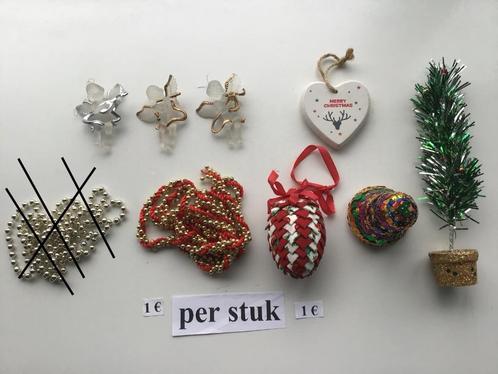 diverse kerst versieringen aan 1 euro of minder, Diversen, Kerst, Zo goed als nieuw, Ophalen of Verzenden