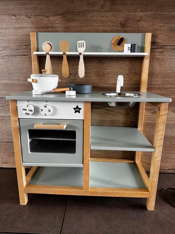 Speelkeuken kid’s concept, Enfants & Bébés, Jouets | Jouer aux cuisines, Utilisé, Jouer à la cuisine, Bois, Enlèvement