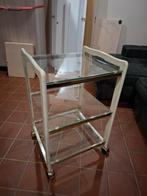 Serveerwagen vintage, Huis en Inrichting, Ophalen, Gebruikt, Glas, Vintage