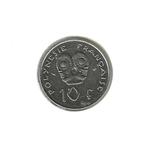 Frans Polynesië, 10 Francs 1998., Postzegels en Munten, Ophalen of Verzenden, Losse munt