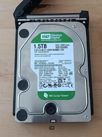 Western Digital 1.5Tb HDD met hot swap bay beschikbaar voor biedingen