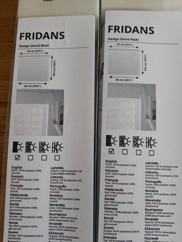 Rolgordijnen ikea, Huis en Inrichting, Woonaccessoires | Overige, Nieuw, Ophalen