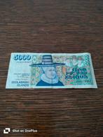 Briefje 5000 kronen, Ophalen