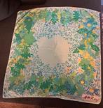 Miss Nina Ricci zijden sjaal met bloemenprint, Nina Ricci, Ophalen of Verzenden, Zo goed als nieuw, Sjaal