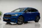 Skoda iV 80 Sportline ACC! CAMERA! 20" RIMS! TREKHAAK!, Automaat, Gebruikt, Overige modellen, Blauw
