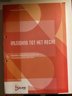 Handboek Inleidinh tot het recht (arteveldehogeschool), Livres, Diverse auteurs, Enseignement supérieur professionnel, Enlèvement ou Envoi