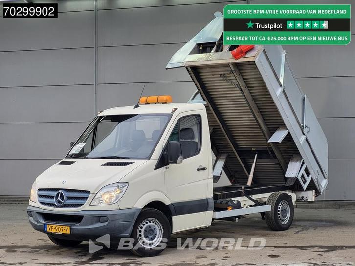 Mercedes Sprinter 313 CDI Kipper Trekhaak Airco Tipper Benne, Auto's, Bestelwagens en Lichte vracht, Bedrijf, Te koop, Airconditioning