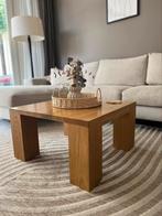Massief eiken salontafel, Ophalen, Zo goed als nieuw