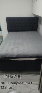 Koferbed 140200, Gebruikt, 140 cm, Ophalen, Tweepersoons