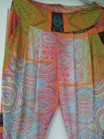 PRACHTIGE GEKLEURDE ZOMERBROEK LARGE /NIEUWSTAAT, Maat 42/44 (L), Zo goed als nieuw, Lang, Quinze heures trente