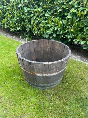 Eiken Whiskey vaten - te gebruiken als bloembak, Tuin en Terras, Ophalen, Gebruikt