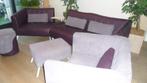 salon in leer en stof 700 euro, Ophalen, Gebruikt, Stof