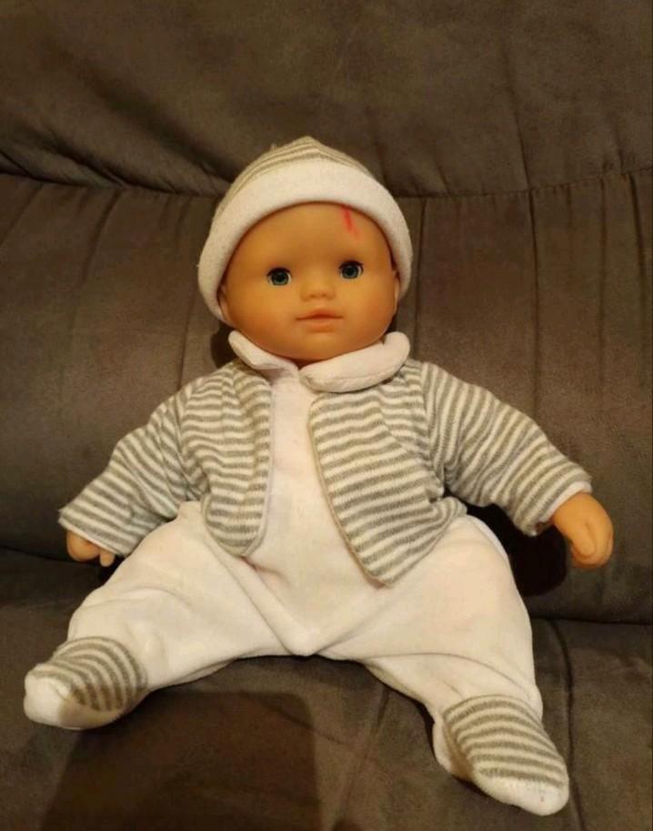 Berchet pop 34 cm, Kinderen en Baby's, Speelgoed | Poppen, Gebruikt, Babypop, Ophalen of Verzenden