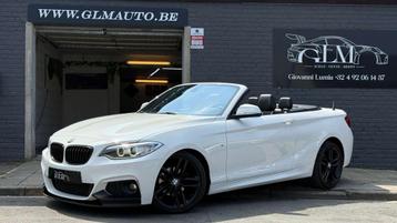 BMW 2 Serie 218 Cabrio dA *PACK M*GARANTIE 12 MOIS*HARMAN KA, Automaat, 4 zetels, Achterwielaandrijving, 4 cilinders