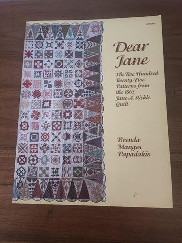 Dear Jane 225 quiltpatronen beschikbaar voor biedingen