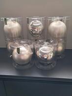 8 kerstballen XXL(15cm) plus gratis 2XXL harten., Enlèvement, Utilisé