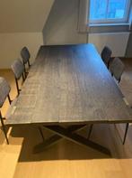 Nieuw Eettafel en stoelen Ethnicraft, Maison & Meubles, Tables | Tables à manger, Comme neuf, 100 à 150 cm, Chêne, Rectangulaire
