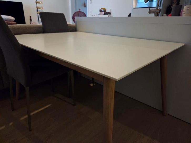 Uitschuifbare eettafel, Huis en Inrichting, Tafels | Eettafels, Ophalen