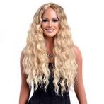 Mooie lange blonde pruik met golfjes model Lynne, Verzenden, Nieuw