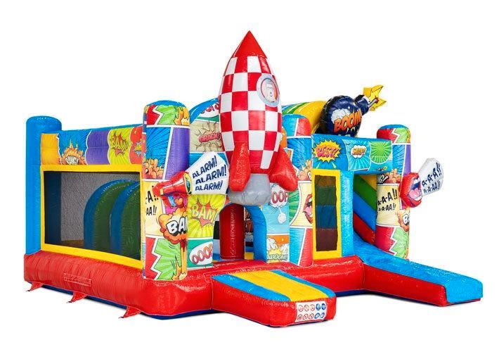 Springkasteel Comic soon Nieuw!!, Kinderen en Baby's, Speelgoed | Buiten | Springkussens, Ophalen