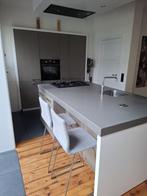 Prachtige Moderne zandbeige eilandkeuken + GEDEMONTEERD