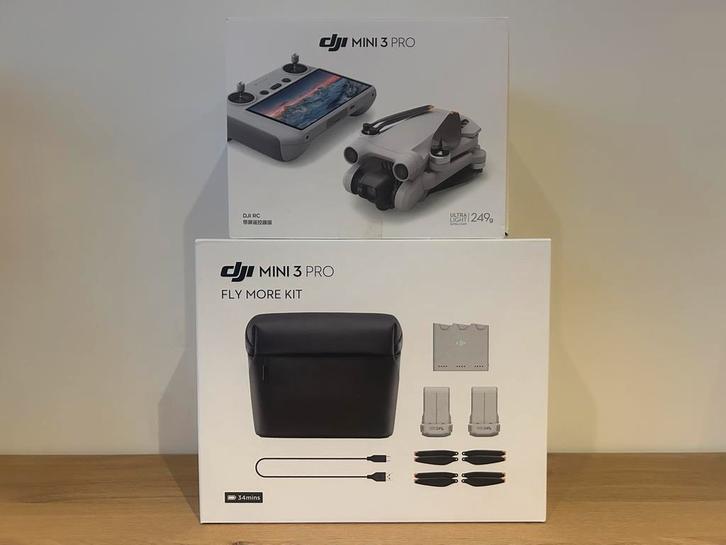 DJI Mini 3 Pro | Fly More Kit + DJI ND-filters, Hobby en Vrije tijd, Modelbouw | Radiografisch | Helikopters en Quadcopters, Zo goed als nieuw