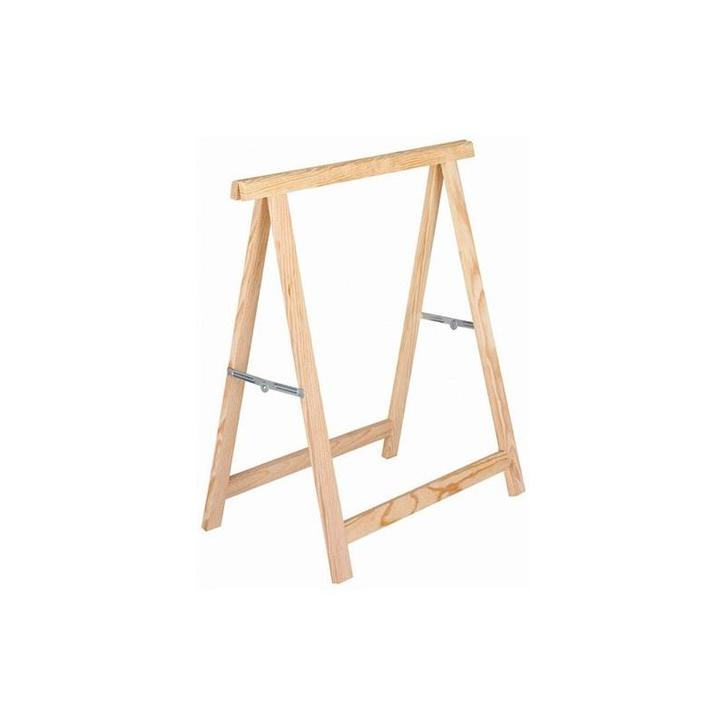 Tréteau en bois pliant 73,5 x 74 cm, Bricolage & Construction, Établis, Comme neuf, Enlèvement