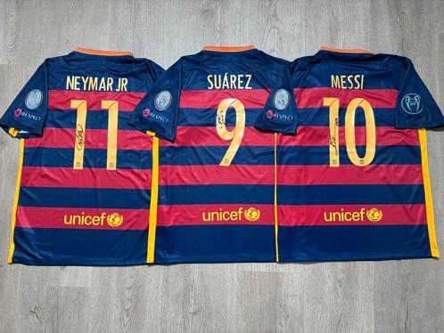 Gesigneerde shirts Neymar Jr, Suárez, Messi, Verzamelen, Sportartikelen en Voetbal, Nieuw, Shirt, Ophalen of Verzenden