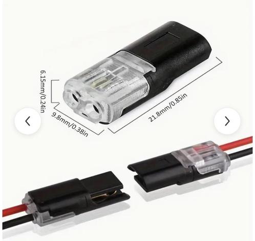 Invoerklemmen voor electrische kabeltjes (20 stuks) - NIEUW!, Doe-het-zelf en Bouw, Elektriciteit en Kabels, Nieuw, Ophalen of Verzenden