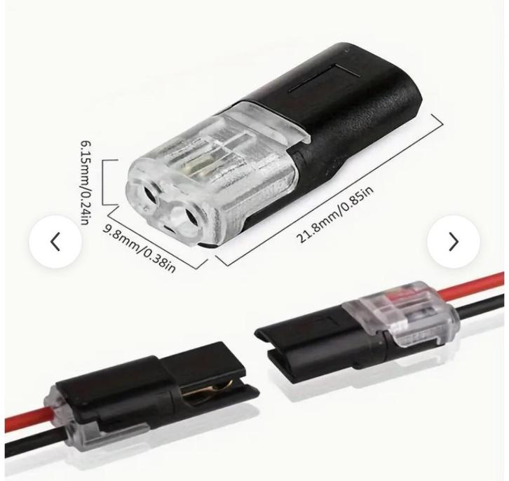 Invoerklemmen voor electrische kabeltjes (20 stuks) - NIEUW!, Doe-het-zelf en Bouw, Elektriciteit en Kabels, Nieuw, Ophalen of Verzenden