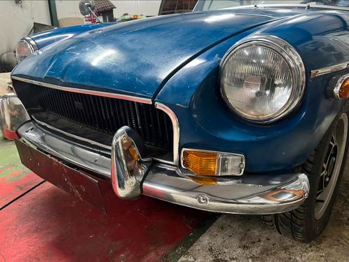 MGB mgb, Auto's, MG, Particulier, B, Benzine, Cabriolet, 2 deurs, Handgeschakeld, Blauw, Kunstmatig leder, Achterwielaandrijving