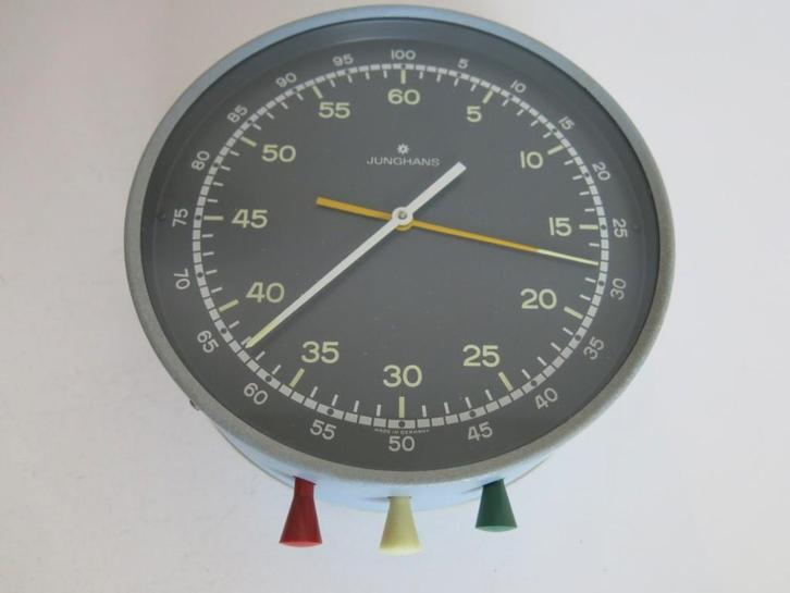 mechanische Junghans wand chronometer Timer, Antiek en Kunst, Curiosa en Brocante, Ophalen of Verzenden