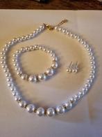 Elegance White Parelset met gouden details, Ophalen of Verzenden, Nieuw