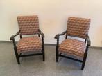 Mooie elegante fauteuils, Ophalen, Minder dan 75 cm, Zo goed als nieuw, Stof