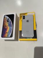 iPhone XS wit zilver conditie 256gb met doos/accessoires, Telecommunicatie, Mobiele telefoons | Apple iPhone, 256 GB, IPhone XS
