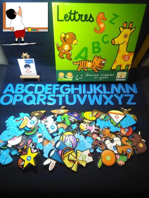 Letters - Al spelend het alfabet ontdekken - Djeco - udo, Kinderen en Baby's, Speelgoed | Educatief en Creatief, Nieuw, Rekenen