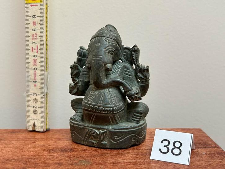 Ganesh - statue en pierre - 38, Antiquités & Art, Art | Art non-occidental, Enlèvement ou Envoi